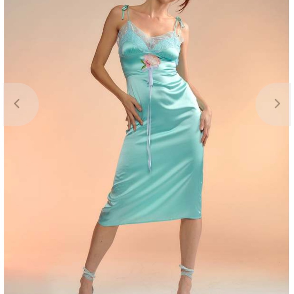 Cynthia Rowley Aqua Lace Dress